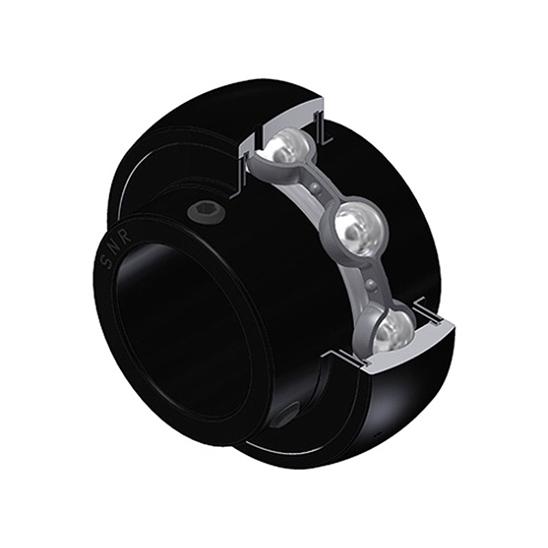 SNR UC216-51G2T20 Imperial Full Width Spherical Outer High Temp Bearing Insert 3-3/16 inch Bore 140mm Outside Diameter with Grub Screws - Allow 2-3 Days