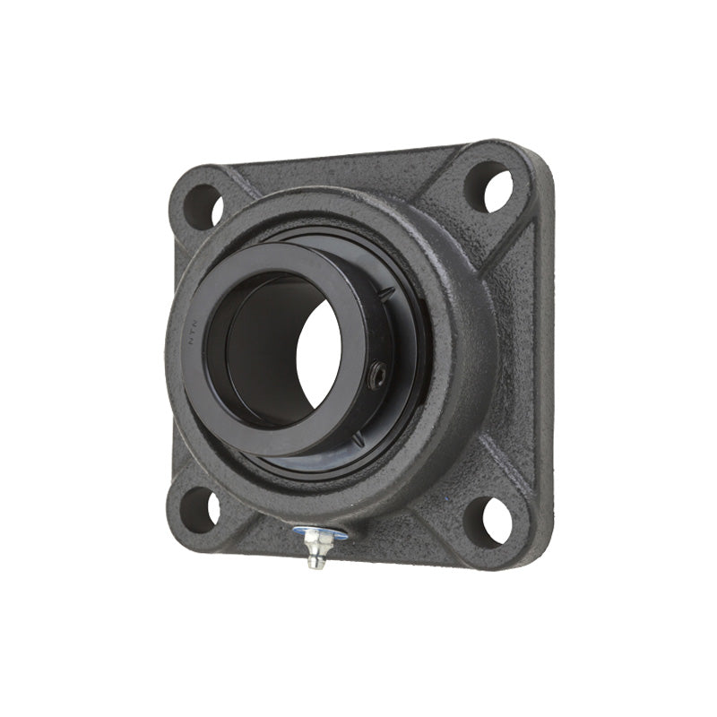 NTN UELFC208-108D1 Imperial Four Bolt Cast Iron Round Flanged Housing with 1-1/2 inch Eccentric Collar Insert - Allow 2-3 Days