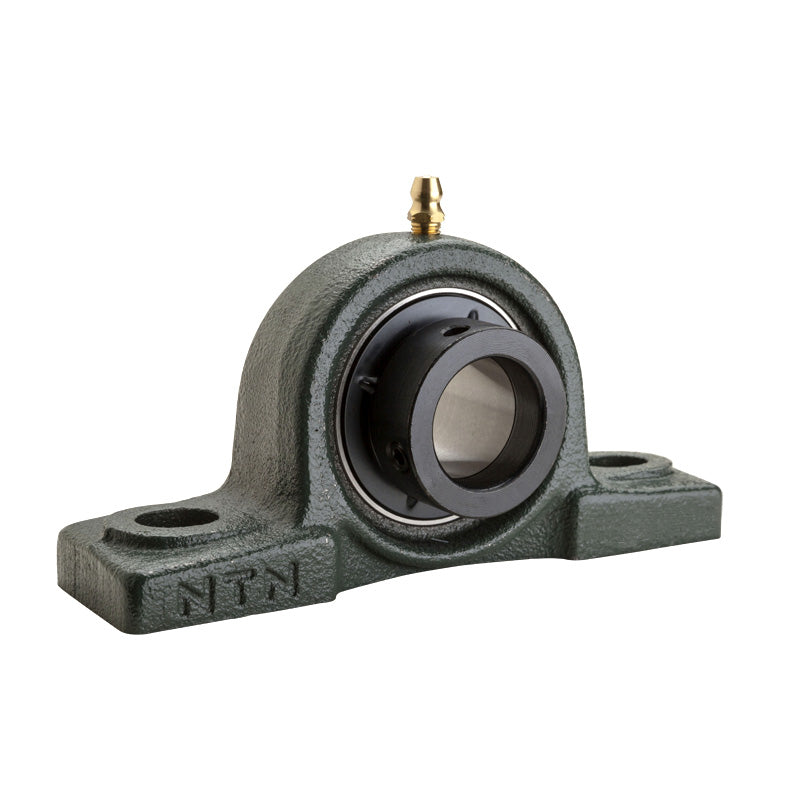 NTN UELP307-107D1W3 Imperial Cast Iron Two Bolt Pillow / Plummer Block Housing with 1-7/16 inch Eccentric Collar Insert - Allow 2-3 Days