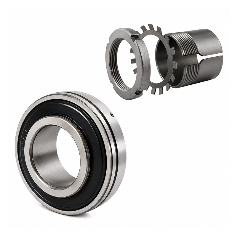 UK210/HE2310 Taper Bore Bearing Insert and Sleeve Fits 1-3/4 inch Shaft