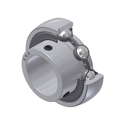 SNR US208G2 Metric Flatback Spherical Outer Bearing Insert 40mm Bore 80mm Outside Diameter with Grub Screws