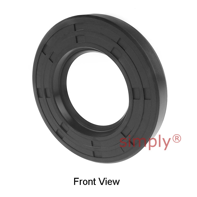 25x35x4mm Nitrile Rubber Single Lip Rotary Shaft Oil Seal Springless Design VC Style