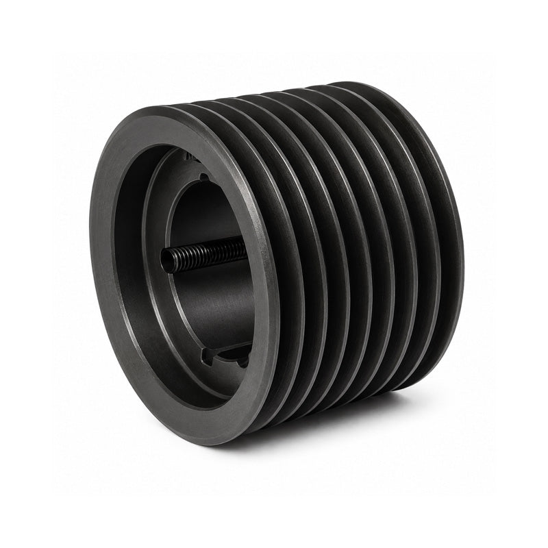 500X8SPZ 500mm Pitch Diameter SPZ Section Tapered Locking Bush Type Pulley with 8 Grooves (Bush not Incl.)