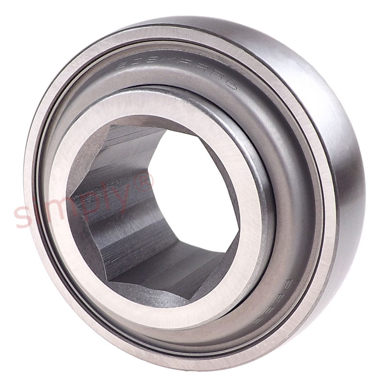 Major Branded W208KRRB6 Mower Conditioner/Drive Shaft Hex Bore Bearing 1.376x3.1496x1.438 inch