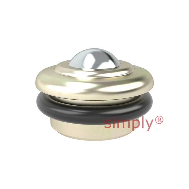 High-Performance Medium Duty Ball Transfer Unit with O-Ring with 11.5mm Steel Ball - Load Capacity 27kg - Allow 2-3 Days