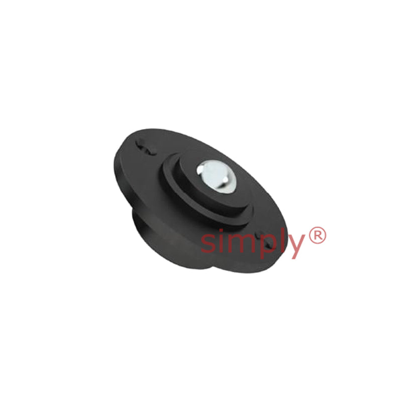 High-Performance High Capacity 2 Bolt Top Mounted Round Ball Transfer Unit with 12.7mm Steel Ball - Load Capacity 36kg - Allow 2-3 Days