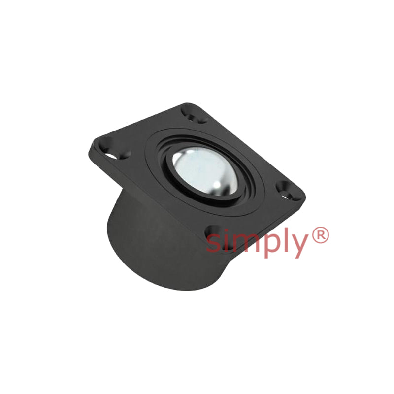 High-Performance High Capacity 4 Bolt Top Mounted Square Ball Transfer Unit with 50.8mm Steel Ball - Load Capacity 2036kg - Allow 2-3 Days