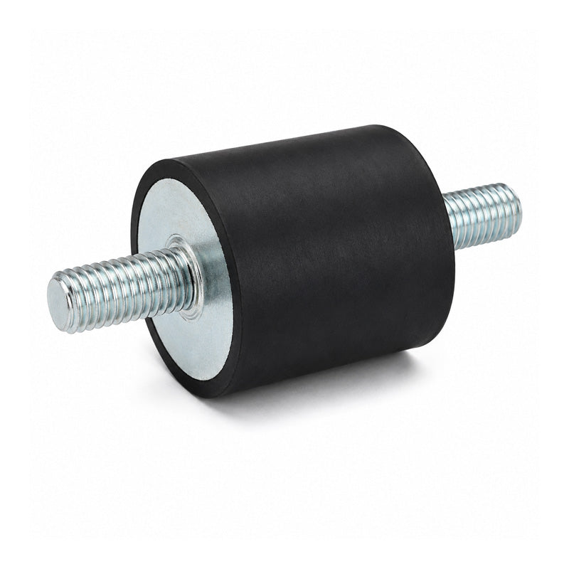 High-Performance 304 Stainless Steel Male/Male Anti-Vibration Bobbin 30x15mm M8 Threads