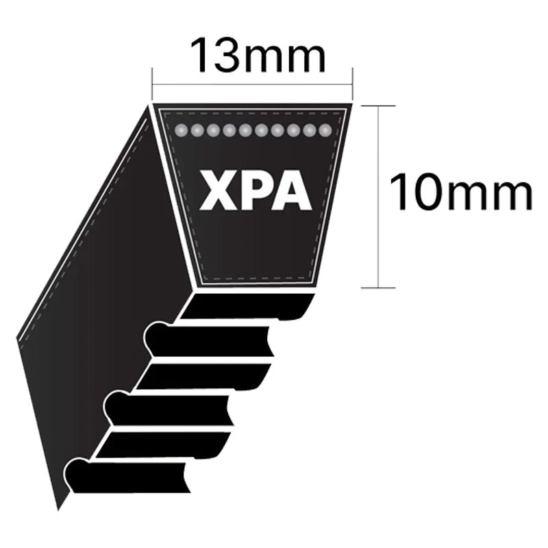 XPA670 Pix XPA-Section Cogged V-Belt