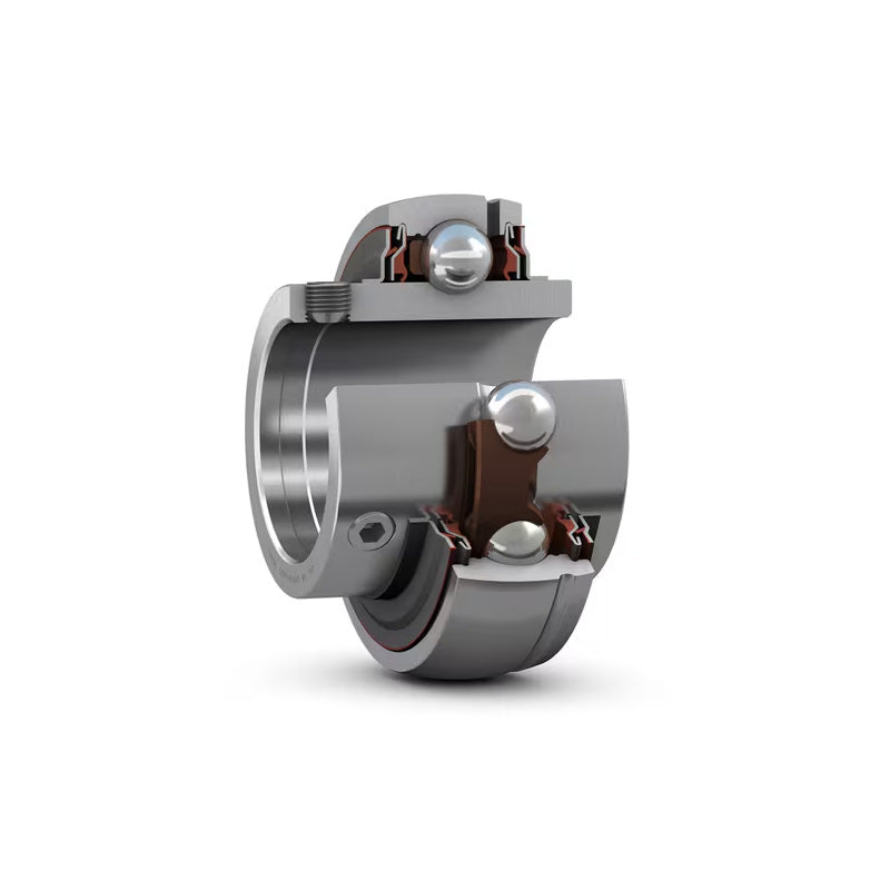 SKF YAR209-2F Grub Screw Type Bearing Insert with 45mm Bore 85mm Outside Diameter